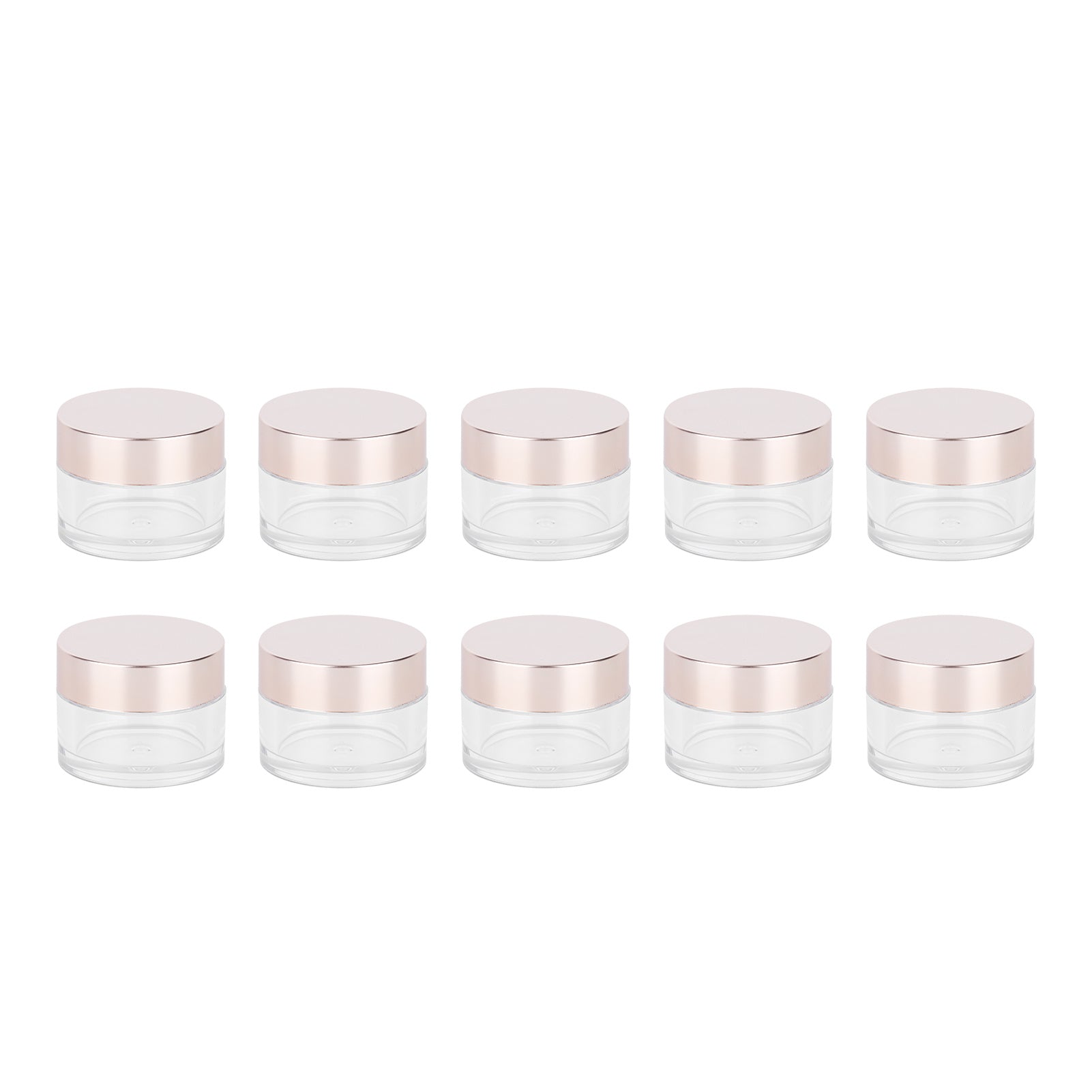 10Pcs 15g Round Empty Cream Jars with Lids Lotion Make Up Cosmetics Samples Herbs Containers